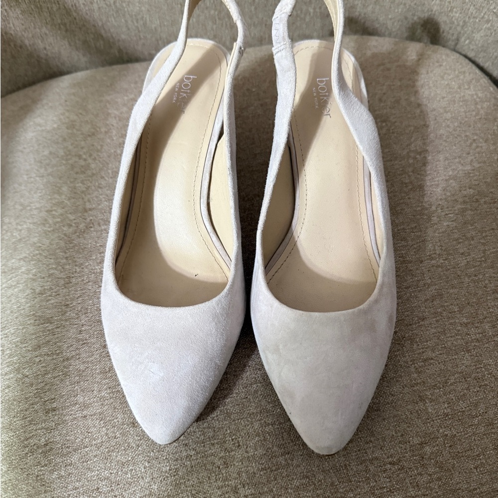 Botkier Cream Slingback Heels